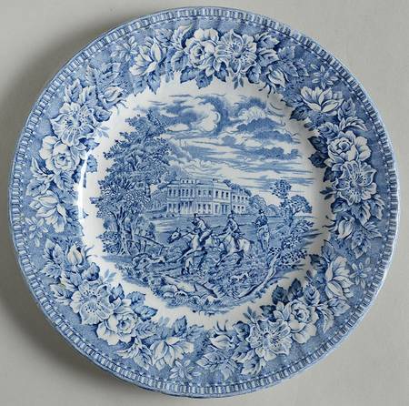 England's Heritage Blue Salad Plate