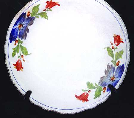 Lisa Blue (Gold Trim) by Harker