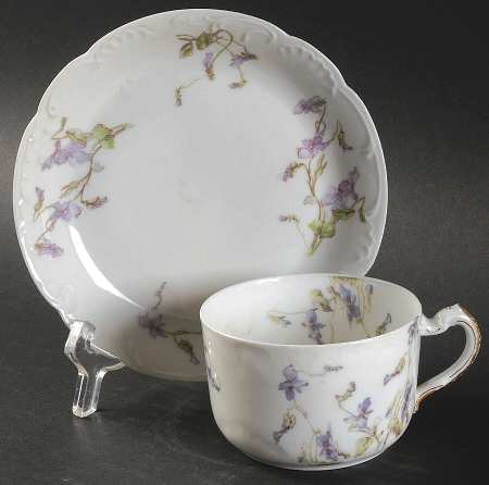 Schleiger 443-2 Flat Cup & Saucer Set