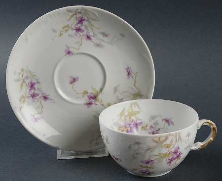 Schleiger 148-2 Flat Cup & Saucer Set