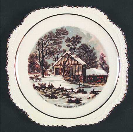 Currier &amp; Ives (Gold Inner Band) by Harker