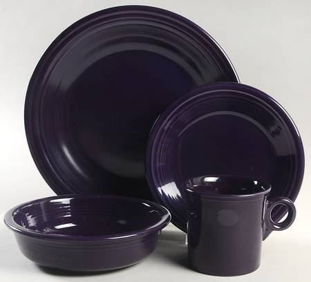 Fiesta Plum (Intro 2001) 4 Piece Place Setting