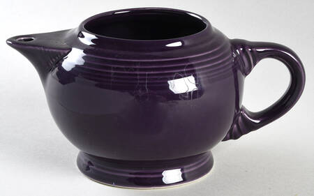 Fiesta Plum (Intro 2001) Small Teapot No Lid
