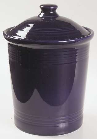 Fiesta Plum (Intro 2001) Large Canister & Lid
