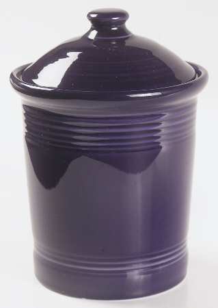 Fiesta Plum (Intro 2001) Small Canister & Lid
