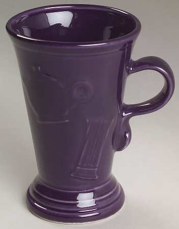Fiesta Plum (Intro 2001) Pedestal Mug