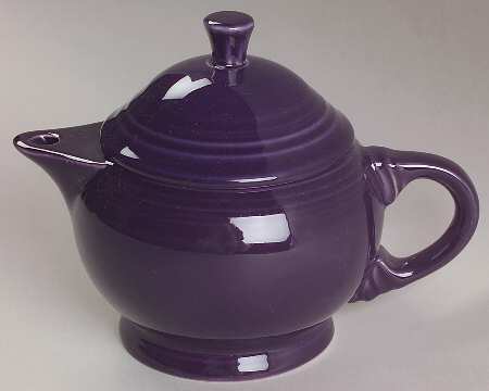 Fiesta Plum (Intro 2001) Small Teapot & Lid