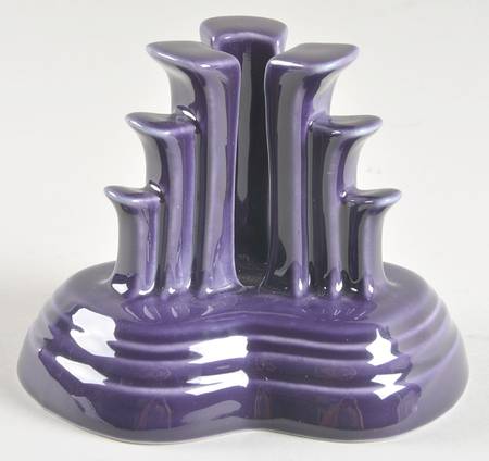 Fiesta Plum (Intro 2001) Tripod Candleholder