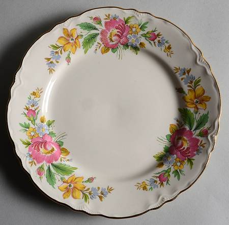 Spring Wreath Salad Plate