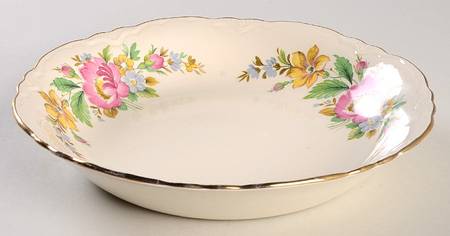 Spring Wreath Coupe Soup Bowl