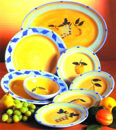 Blue &amp; Yellow Fruit by Hartstone