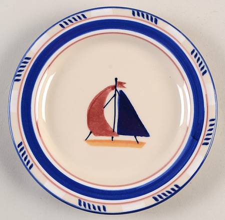 Ship Shape Salad Plate