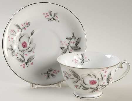 Footed Cup & Saucer Set