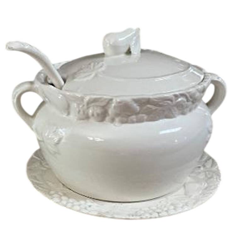 Orchard Collection Tureen & Lid w/Ladle & Underplate