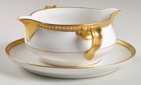 Harvard Gravy Boat with Attached Underplate
