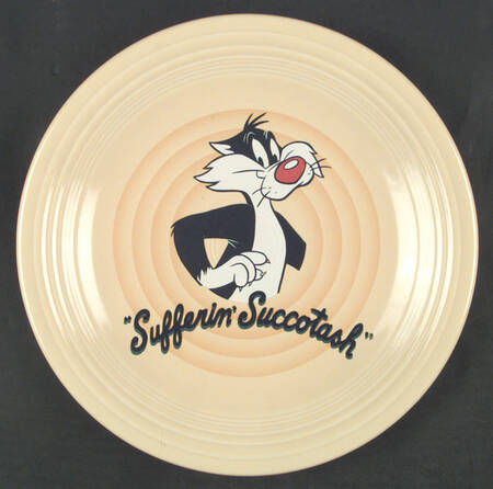 Fiesta Looney Tunes Yellow by Homer Laughlin 