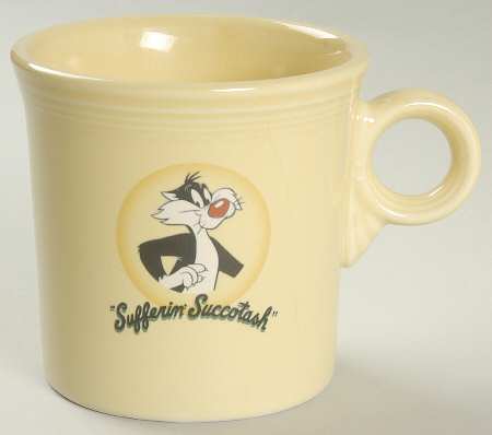 Fiesta Looney Tunes Yellow Mug