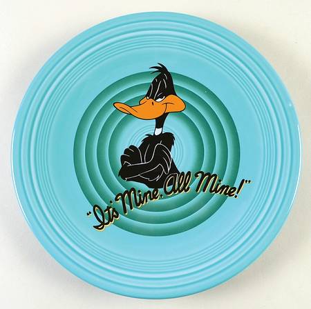 Fiesta Looney Tunes Turquoise by Homer Laughlin 