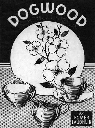 Dogwood (Charm House Shape) by Homer Laughlin 
