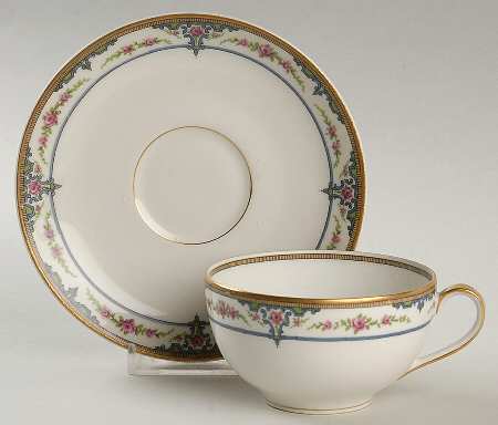 Schleiger 618-1 Flat Cup & Saucer Set
