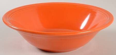Fiesta Mango Red (Orange) (Ironstone) 8" Round Vegetable Bowl