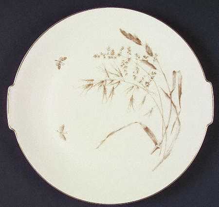 16806 Cream Handled Cake Plate by Heinrich - H&C
