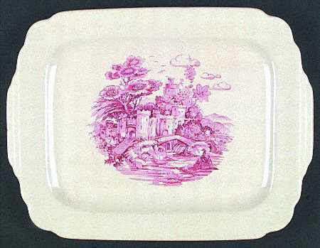 Old English Scene 11" Oval Serving Platter