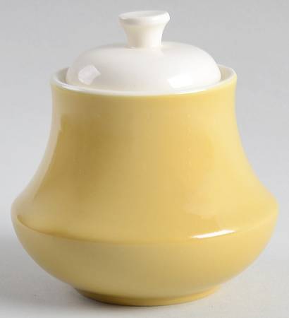 Marigold (Large Yellow Flowers) Sugar Bowl & Lid