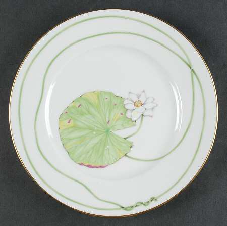 Nil (Gold Trim) Salad/Dessert Plate