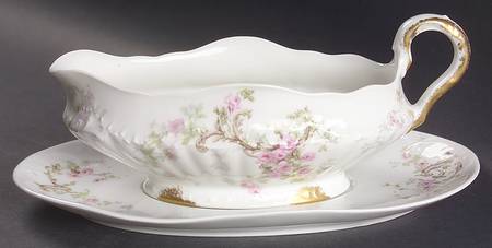 Schleiger 144-4 Gravy Boat & Underplate