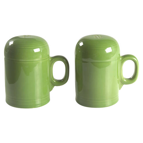 Fiesta Shamrock Green (Intro 2003) Stove Top Salt & Pepper Set by Homer Laughlin 