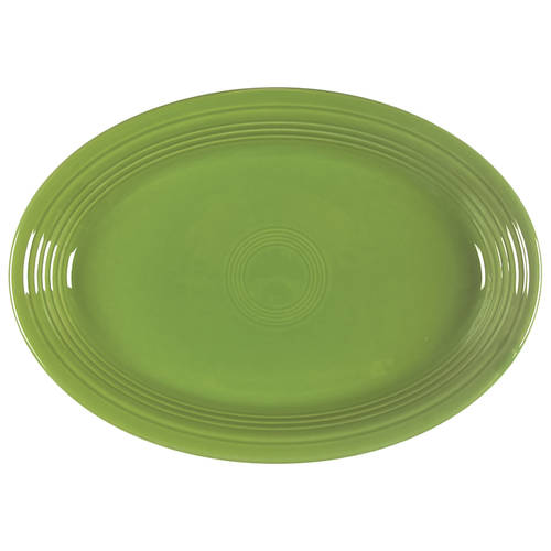 Fiesta Shamrock Green (Intro 2003) 13" Oval Serving Platter by Homer Laughlin 
