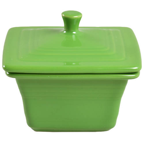 Fiesta Shamrock Green (Intro 2003) Square Box & Lid by Homer Laughlin 