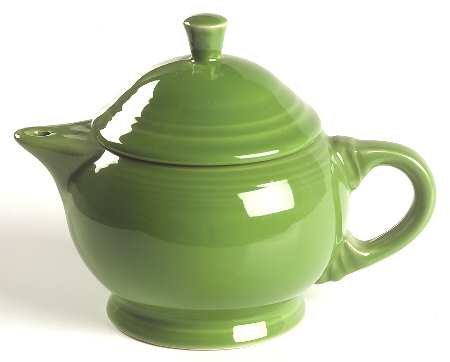 Fiesta Shamrock Green (Intro 2003) Small Teapot & Lid by Homer Laughlin 