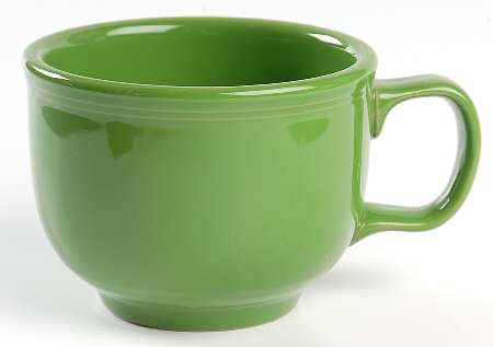 Fiesta Shamrock Green (Intro 2003) Jumbo Cup by Homer Laughlin 