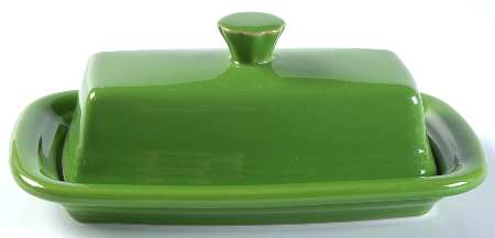 Fiesta Shamrock Green (Intro 2003) Extra Large 1/4 Lb Covered Butter by Homer Laughlin 