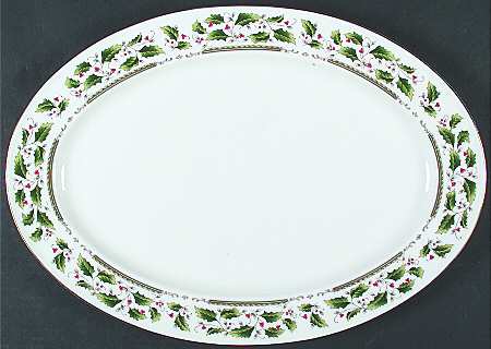 HHD2 (Gold "H" Mark) 16" Oval Serving Platter