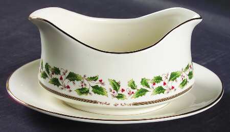 HHD2 (Gold "H" Mark) Gravy Boat & Underplate