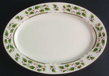 HHD2 (Gold "H" Mark) 14" Oval Serving Platter