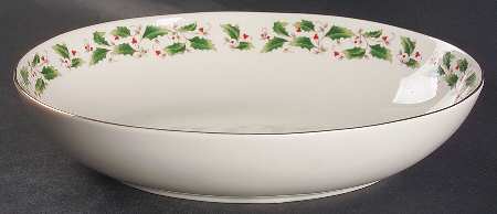 HHD2 (Gold "H" Mark) 9" Oval Vegetable Bowl