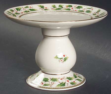 HHD2 (Gold "H" Mark) 6" Diameter Pedestal Cake Stand