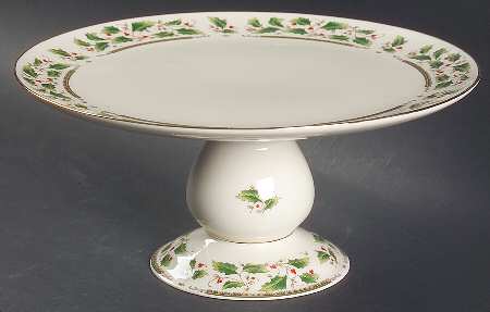 HHD2 (Gold "H" Mark) 9" Diameter Pedestal Cake Stand