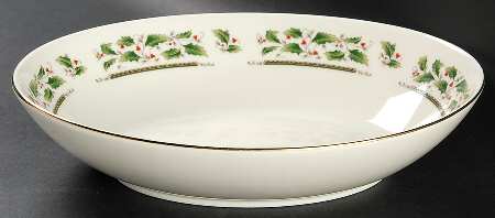 HHD2 (Gold "H" Mark) 10" Oval Vegetable Bowl