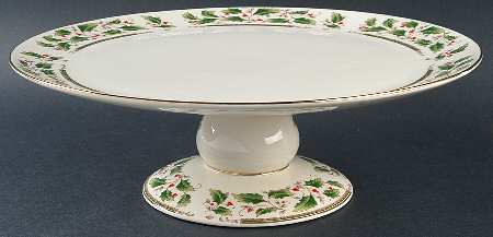 HHD2 (Gold "H" Mark) 12" Diameter Pedestal Cake Stand