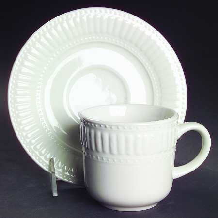 Deco Braid Flat Cup & Saucer Set