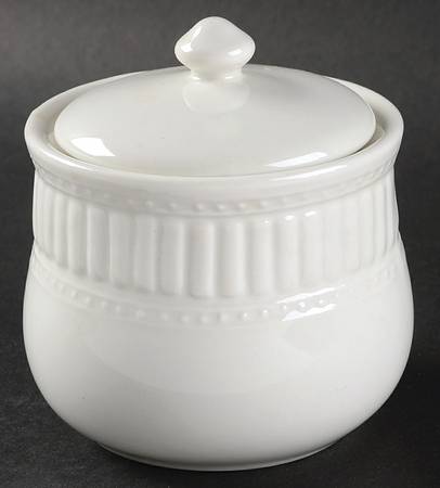 Deco Braid Sugar Bowl & Lid