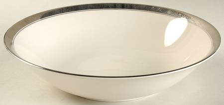 Royal Baroness (Platinum Trim) 9" Round Vegetable Bowl