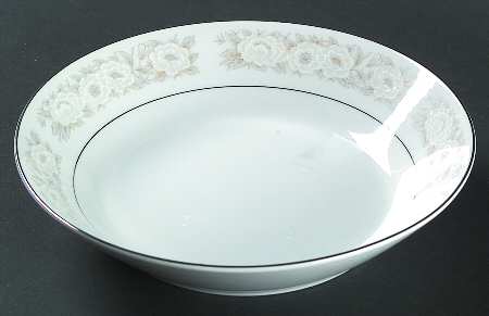 Elegance (Platinum Trim) Coupe Soup Bowl by Happy Home