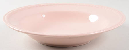 Kraft Pink Rim Soup Bowl