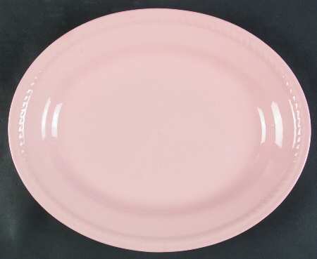 Kraft Pink 13" Oval Serving Platter